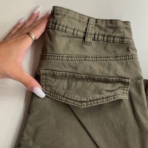 Army green cargo pants